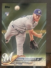 2018 Topps Baseball Brandon Woodruff Rookie Gold /2025 #179 BREWERS