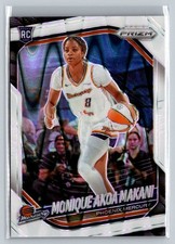 2025 Panini Prizm WNBA #98 Monique Akoa Makani White Seismic Prizms