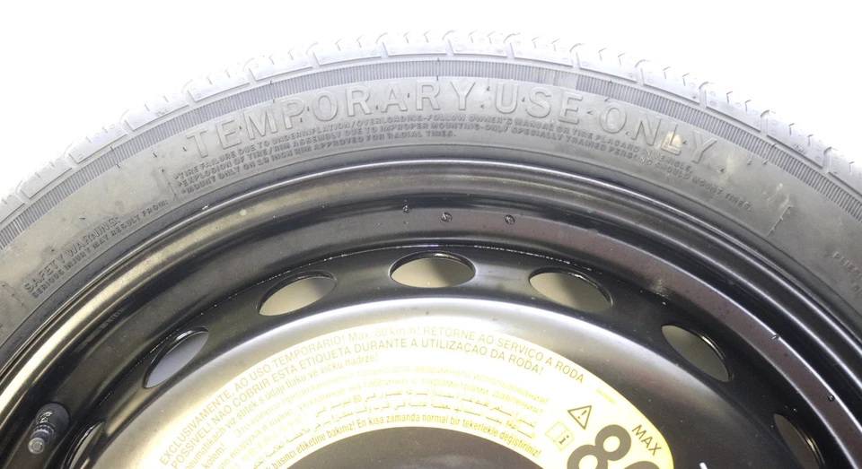 AUDI A4 8W B9 A5 8W 8W0601027C 125/70R19 100M Reserverad Ersatzrad Notrad - Bild 4 von 4