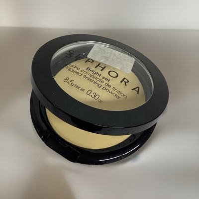 Sephora Bright Set Pressed Finishing Powder 01 BANANA 0.30oz
