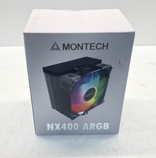 MONTECH NX400 ARGB - CPU Air Cooler, Single Tower, 4 Advanced Heat Pipes