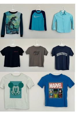 8 shirts, bundled clothes for kid age 5-8