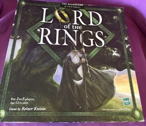 2000 LORD OF THE RINGS J.R.R Tolkiens The Board Game By Hasbro COMPLETE Vintage