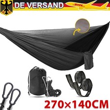 Premium Hängematte XXL Outdoor 2 Personen Ultraleicht Fallschirmseide Camping