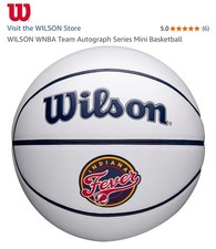 Indiana Fever WNBA Size 3 (22”) Mini Basketball Signature Series Cathy Eagelbert