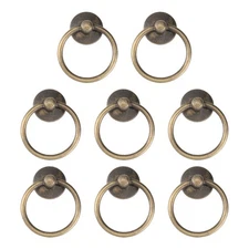  8 Pcs Furniture Hardware Handle Round Drawer Handles for Dresser