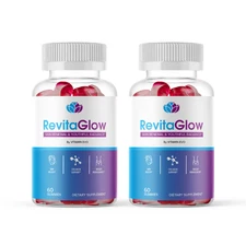 (2 Pack) RevitaGlow Gummies, Revita Glow Skincare for Healthy Skin (120 Gummies)