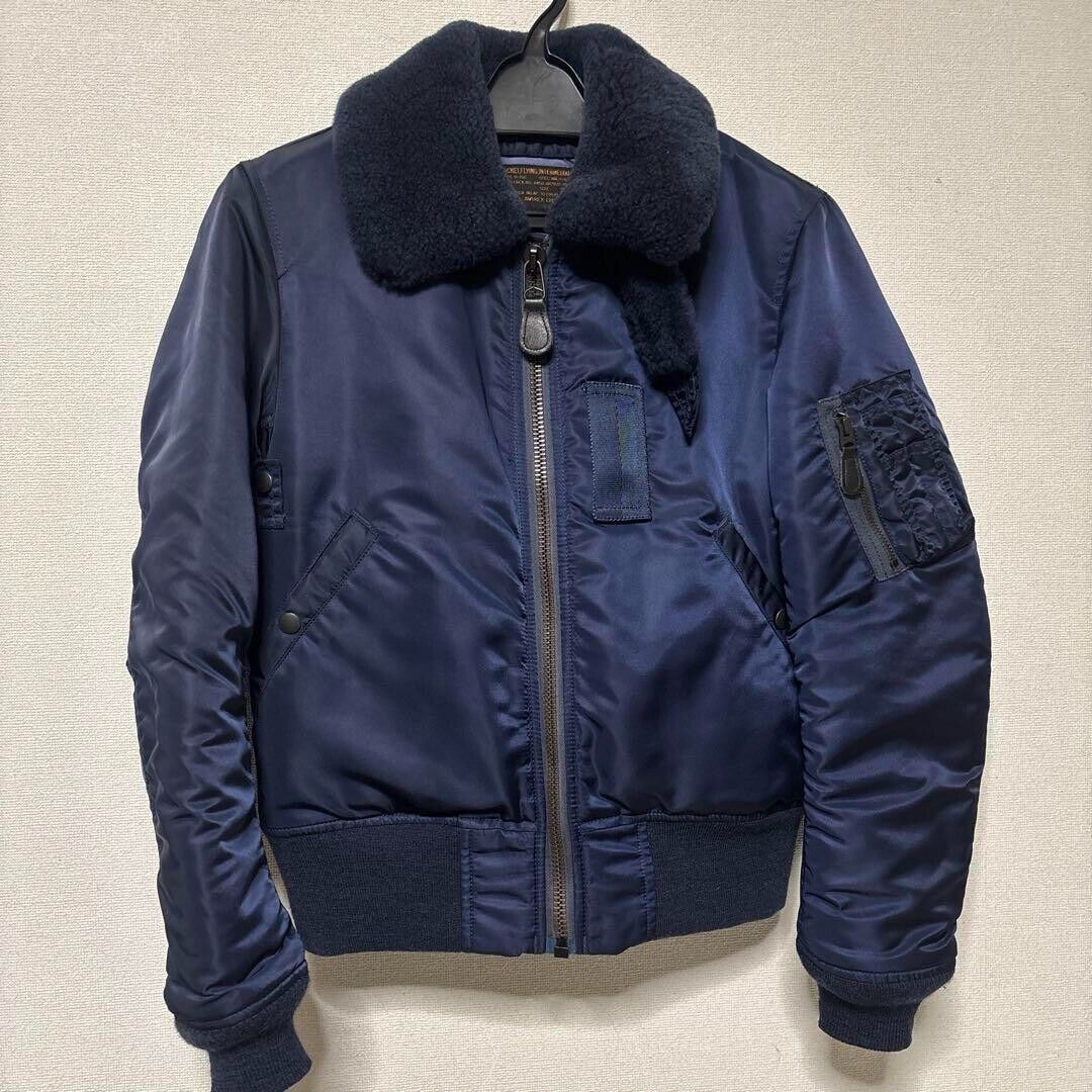 AVIREX Men's b-15c vintage type Navy Size 38 free shippping AVIREX Men's b-15c vintage type Navy Size 38 free shippping