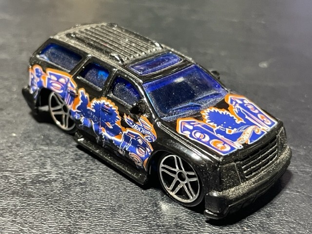 Hot Wheels Cadillac Escalade, Black, Crank Itz, Loose, 1/64