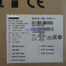 1 Pc. New ACS310-03E-01A3-4 Inverter AC380V-480V 0.37KW