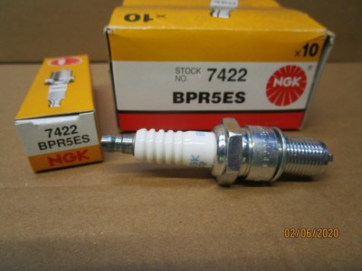 boat outboard engine NGK SPARK PLUG BPR5ES BPR5-ES 7422 archives ...