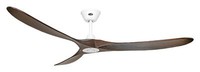 Designer Deckenventilator Ohne Licht Eco Genuino Weiß Walnuss 180 Fernbedienung