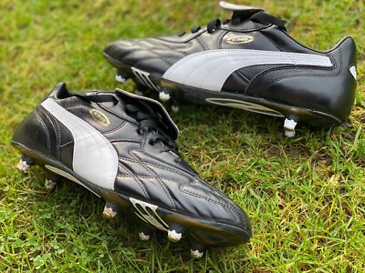 Puma King Pro SG Black White Gold 170114 01 Football Boots Sizes UK 10.5 |  eBay
