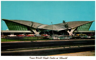 Queens NY Trans-World Flight Center Idlewild JFK Airport Postcard COPY #86185