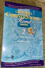 GROLIER's Cornerstone Home Math 2 Grades 3-4 Decimals Fractions Quick Reference
