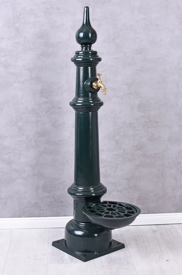 Säulenbrunnen Aluminium Brunnen Antik Standbrunnen Landhaus Zierbrunnen 120cm - Bild 3 von 4