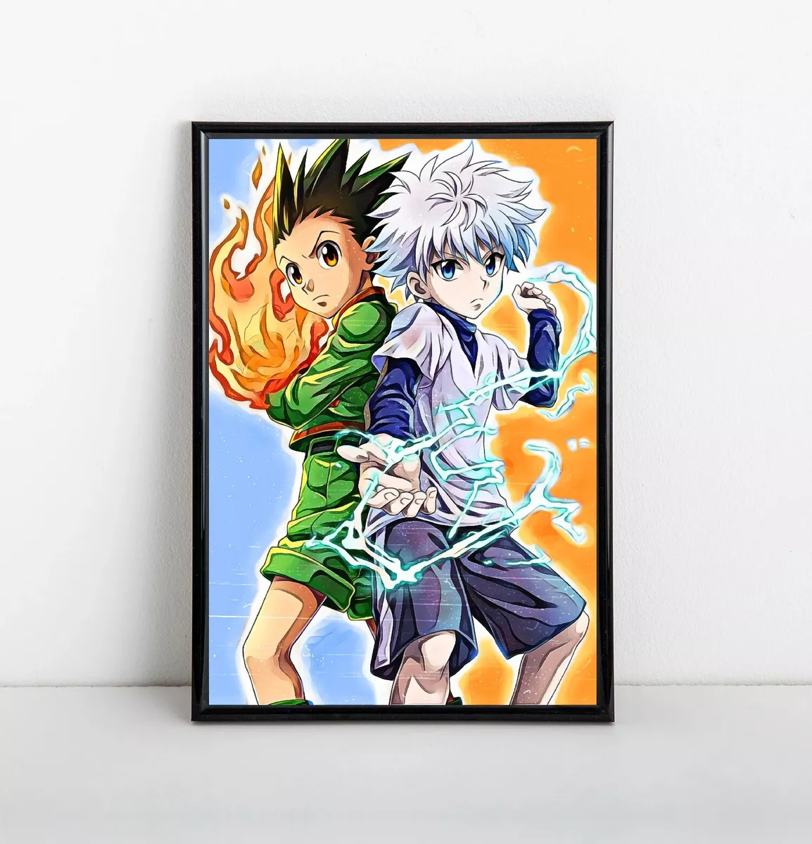 Anime Painting Of Gon And Killua From Hunter x Hunter