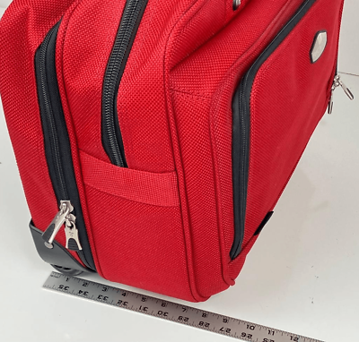 Vintage Ricardo Beverly Hills Santa Cruz Red Luggage Wheeled Vintage Ricardo Beverly Hills Santa Cruz Red Luggage Wheeled