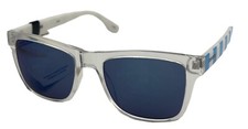 Converse Crystal Mens Sunglass Square Plastic, Blue Mirror Lens H106
