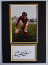 Gareth Edwards Signed Autograph A4 photo display Wales Rugby Union COA AFTAL
