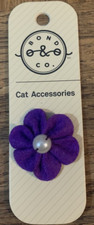 Bond  Co Cat Accessory Purple Flower-Brand New-SHIPS N 24 HOURS