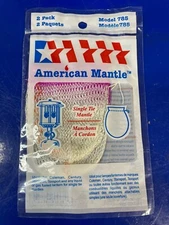 American Mantle 2-Pk 785 For Lanterns Using Gas Wht-Gas Kero Eqv To Coleman# 21