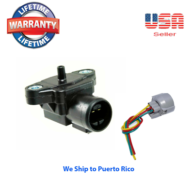 #ad MAP Manifold Absolute Pressure Sensor with CONNECTOR FOR Acura Honda Isuzu $14.11