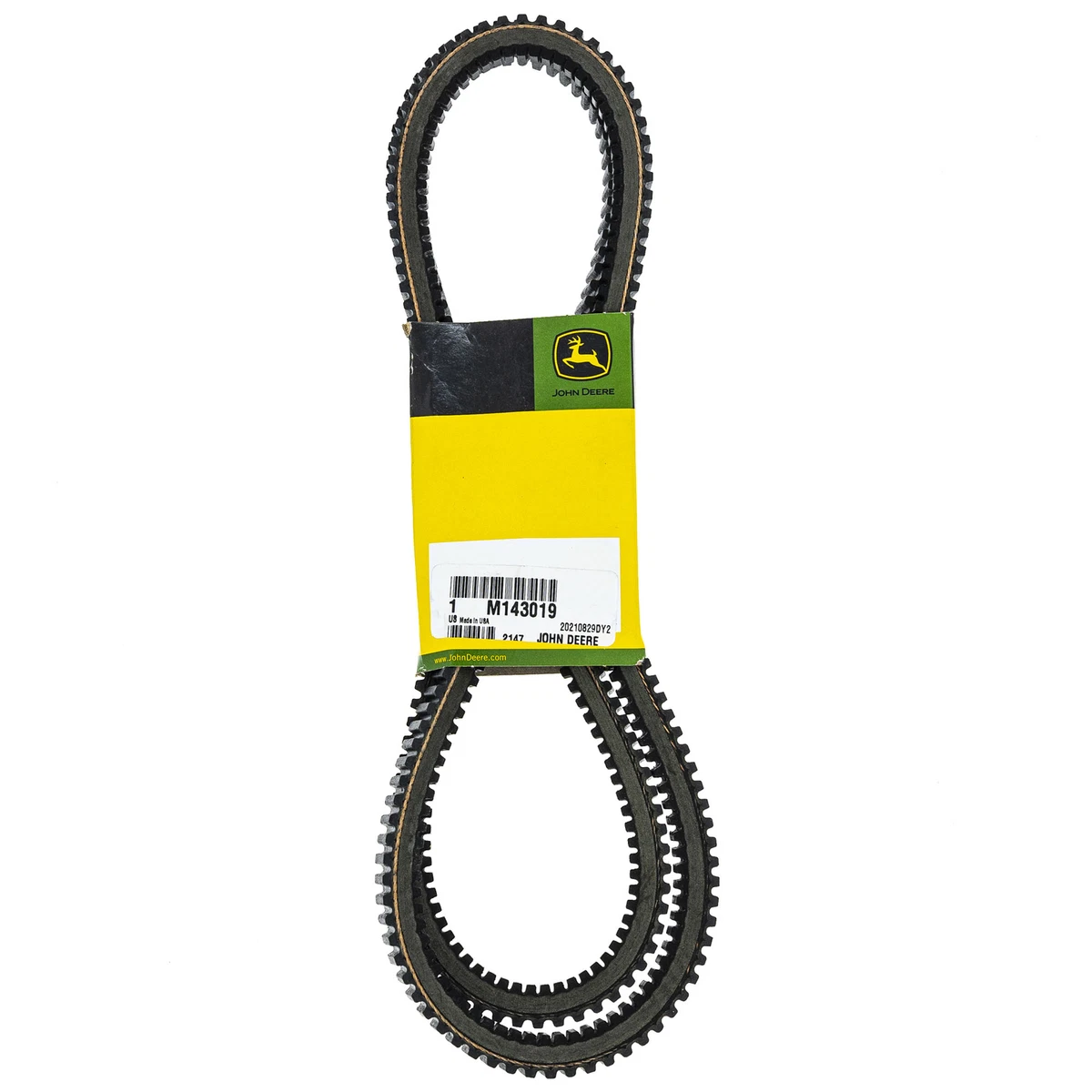 John deere 345 deck belt replacement sale