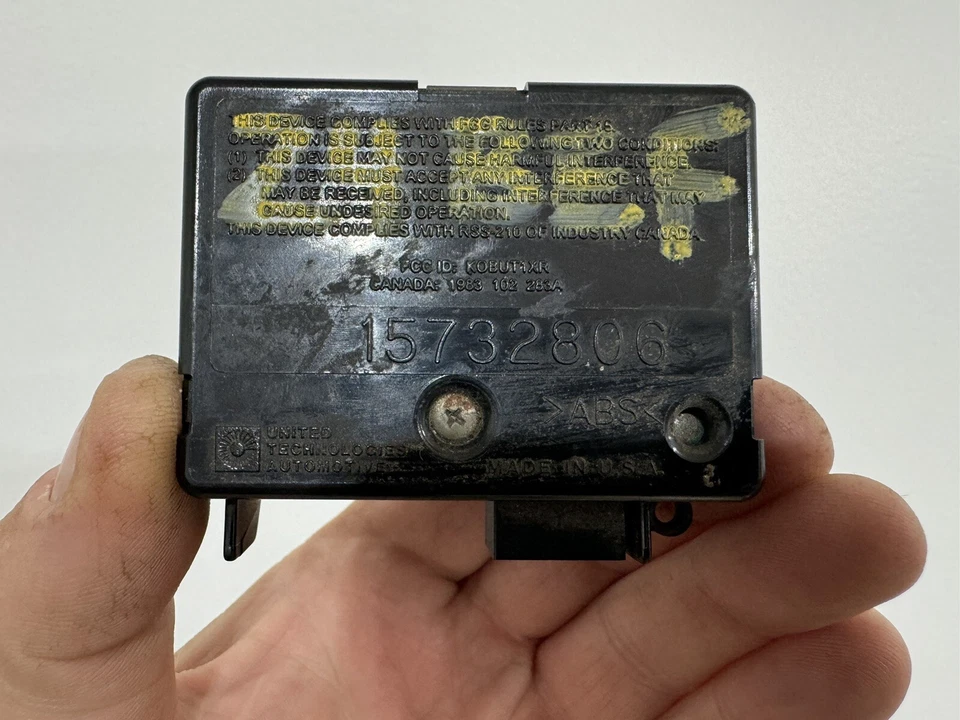 Chevy S10 Silverado GMC Sonoma Sierra 1998-2001 módulo de bloqueo antirrobo 15732806 Foto 2 de 4