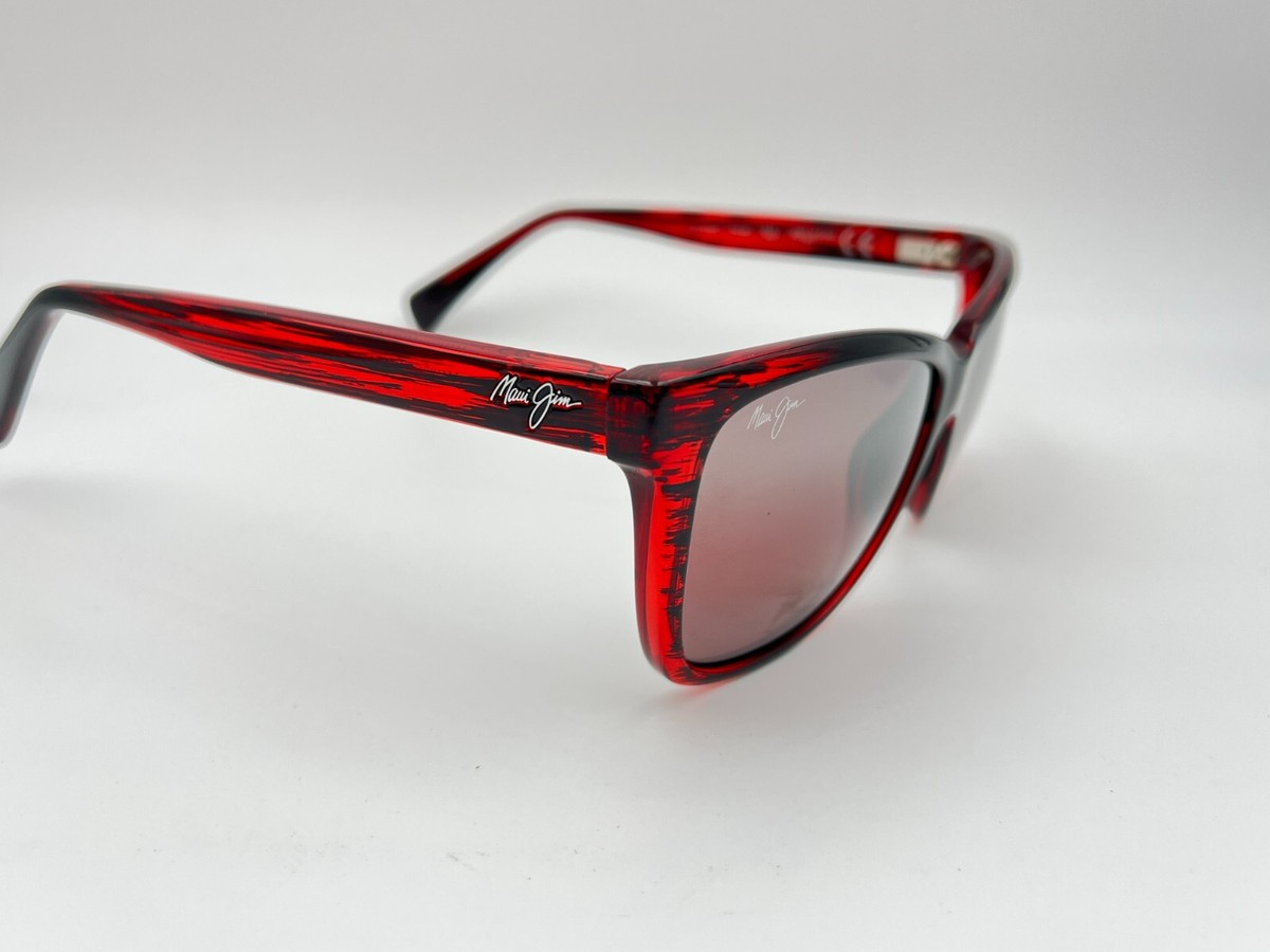MAUI JIM Polarized Sunglasses MJ 763 07C Jacaranda Red 
