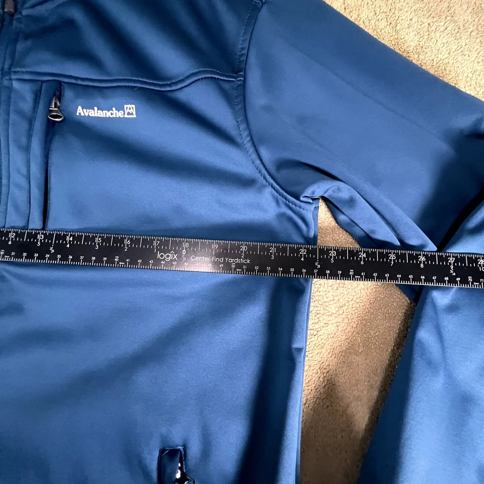 Chaqueta de manga larga Avalanche Outdoor cremallera completa caparazón suave, color: verde, talla: L  Foto 3 de 4