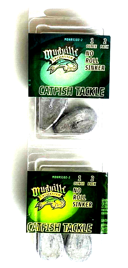 PACKS Mudville Catmaster 1oz No-Roll Sinker Count Package