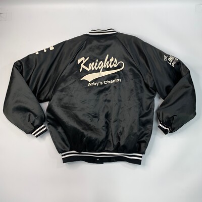 Vintage Hartwell Varsity Jacket Mens XL Nylon Pace Academy Knights