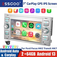 Car Stereo Radio Sat Nav Head Unit +AHD fit Ford Focus Kuga S/C-Max Transit mk7