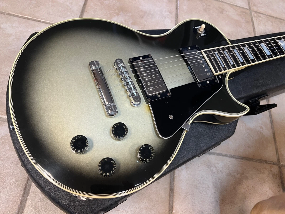 1981 Gibson USA Les Paul Custom Silverburst w case Excellent