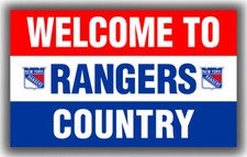 New York Hockey Team Memorable Flag 90x150cm 3x5ft Rangers Welcome Good Banner