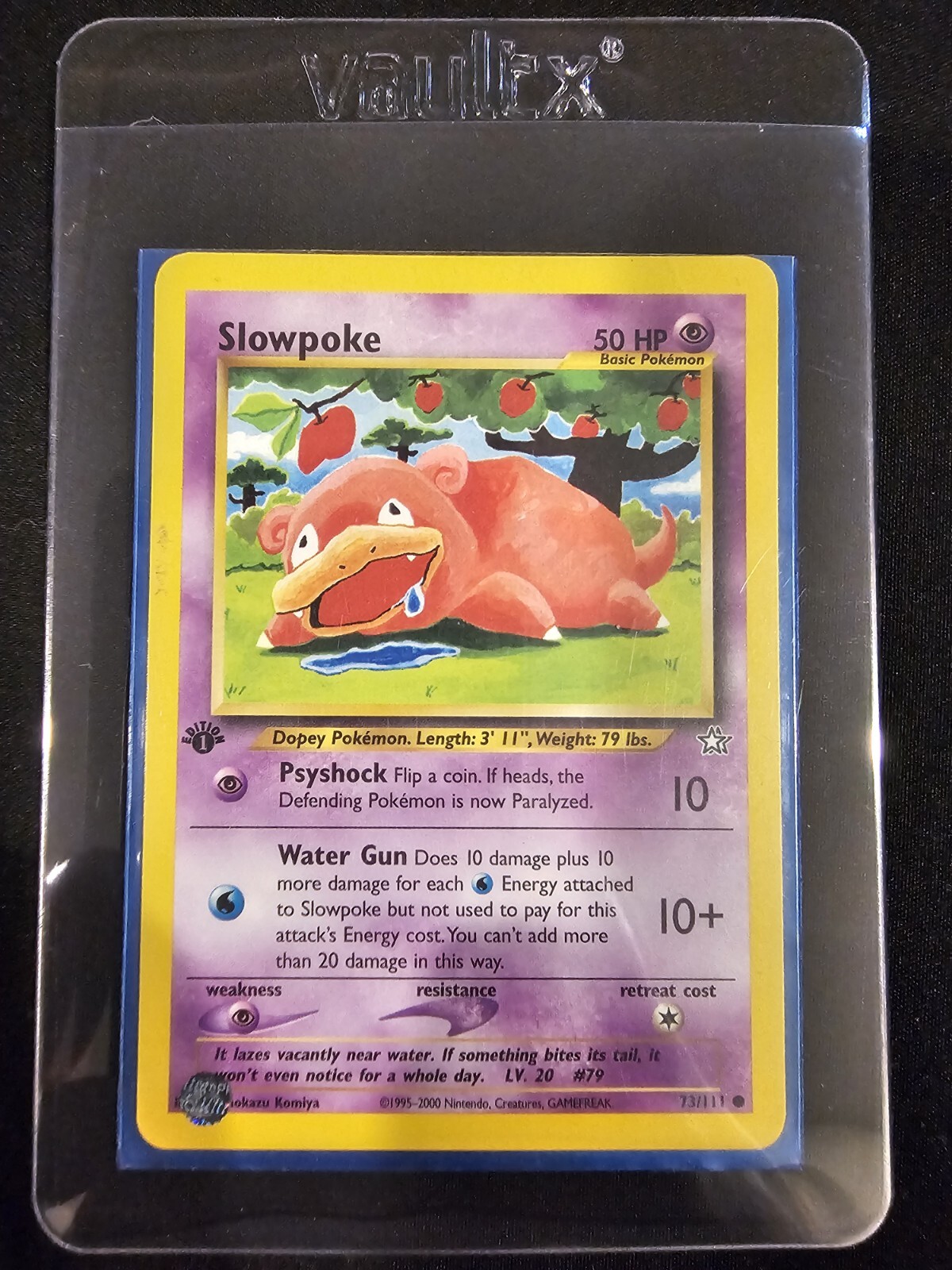 Pokémon TCG Slowpoke Neo Genesis 73/111 Regular 1st Edition Common