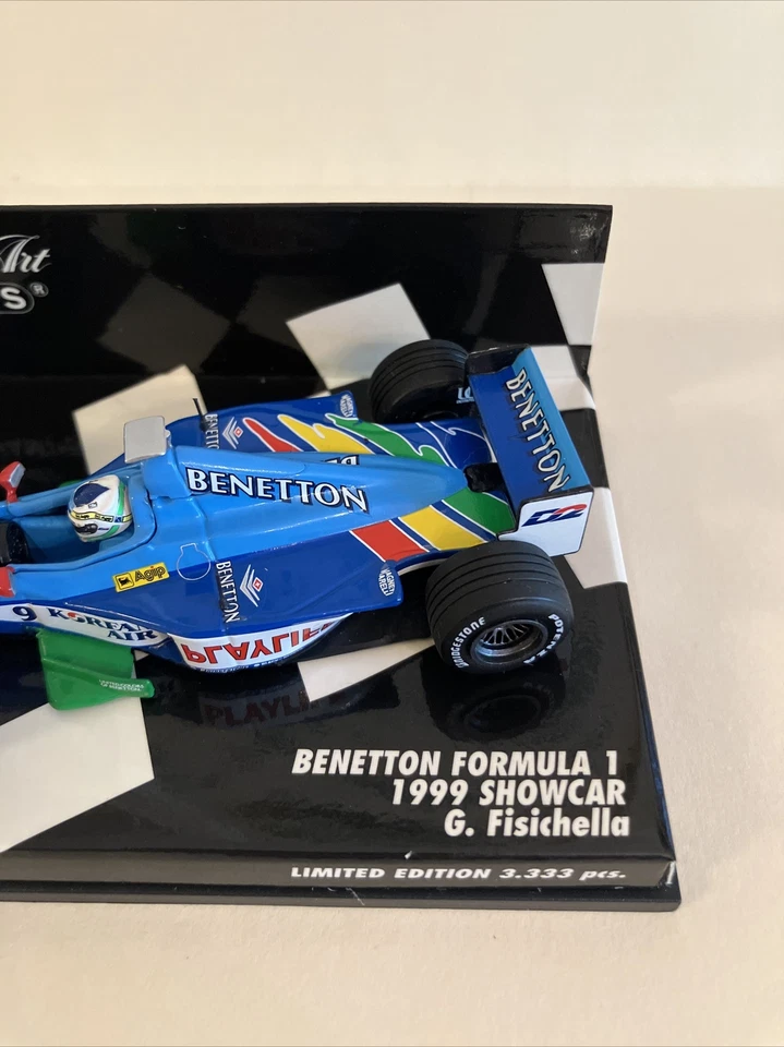 1/43 Minichamps 1999 Benetton Showcar #9 G. Fisichella 430990079 - Image 2 of 4