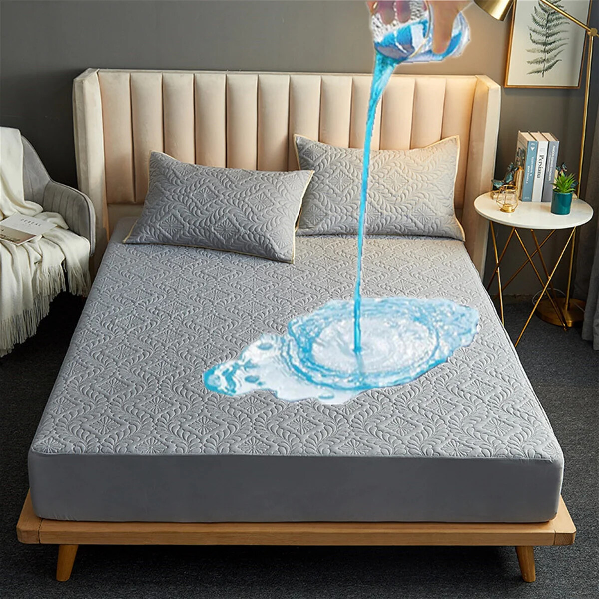 Mattress Cover Thickened Comfortable Fabric Bed Linen Bed Sheets Bed Protector