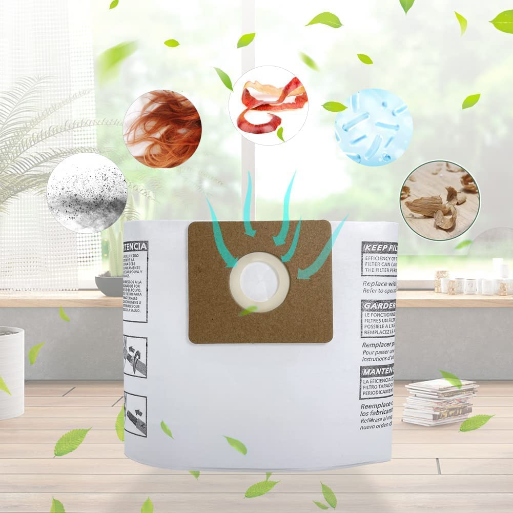 12 Pack 90667 Filter Bags, Type a Collection Bag Compatible with Shop