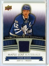 2017-18 Toronto Maple Leafs Centennial Maple Leafs Materials Tyler Bozak 