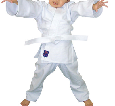 Kusakura Japan Kinder Kind Judo Gi Wear JJO Jacke Hose Obi Set weiß
