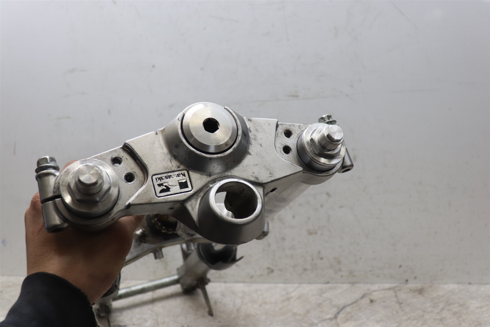 2002-2005 Kawasaki ZZR1200 Front Fork Suspension Upper Lower Triple Tree Set