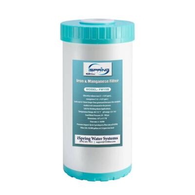 Ispring Whole House Filter Replacement 10'' X4.5'' Water Iron + Manganese Reducing