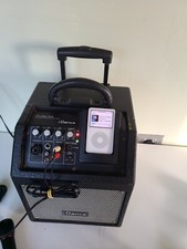 iDance iCube 55 Altoparlante Sistema PA Wireless Alimentato per iPod, Testato/Funzionante, Leggi!