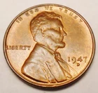 1947 D Lincoln Wheat Cent / Penny Coin AVE CIRCULATED **FREE SHIPPING**