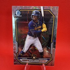 Jesus Made - 2026 Bowman Chrome Prospects Lazer Refractor SP #BCP245 Brewers
