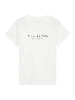 Marc O'Polo Damen T-Shirt Cotton Mix & Match Baumwolle Maximaletragekomfort