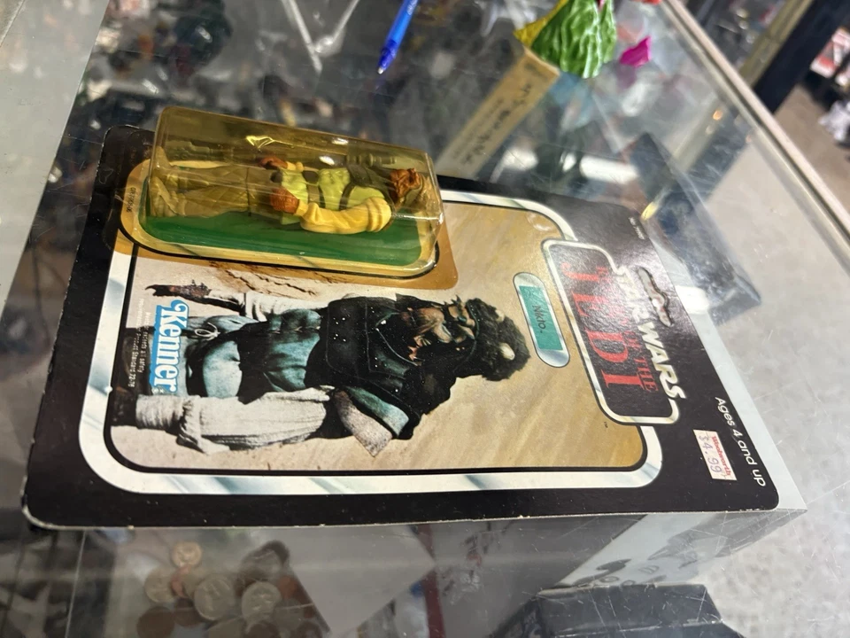Figura de acción Nikto Star Wars 1983 Kenner Sin usar, en caja, Return Jedi SELLADA Jabba Hutt BMC1 Foto 4 de 4