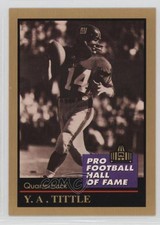 1991 Enor Pro Football Hall of Fame YA Tittle #138 HOF 1md